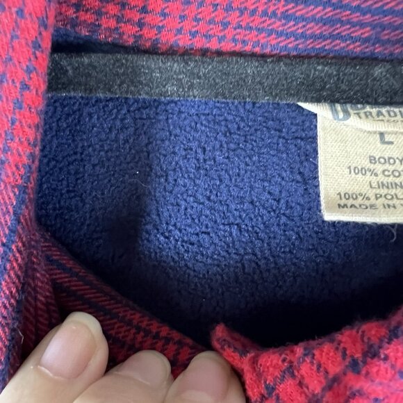 NWT Duluth Trading Co Women's Free Swingin' Lined Flannel Shirt‎ Shacket Plaid L - Picture 7 of 10